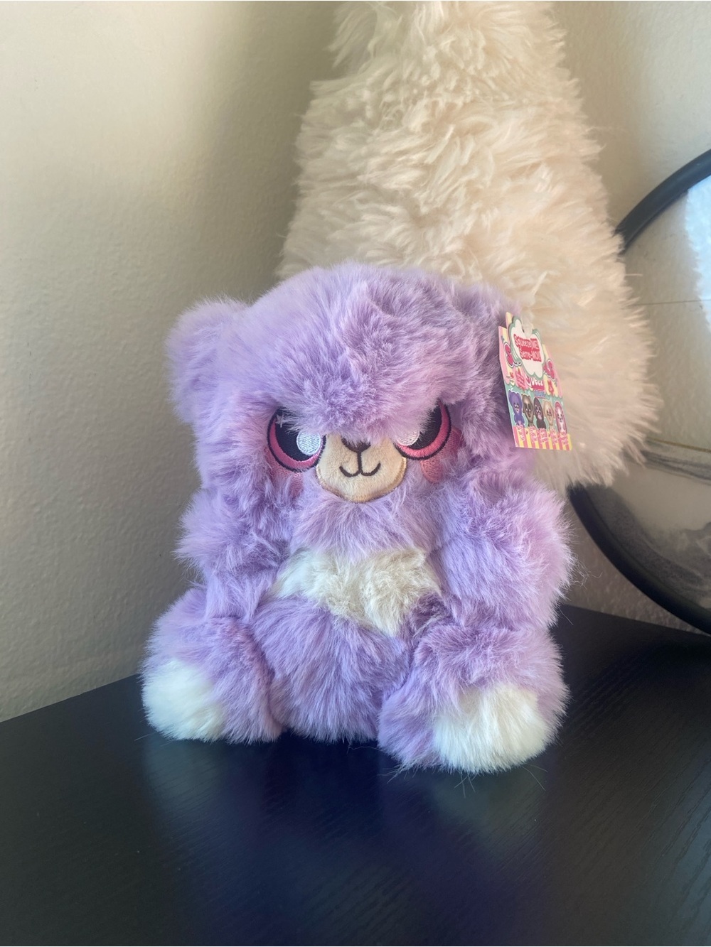 Squeezamals Deluxe Baxter Bear Purple Watermelon Scented NWT